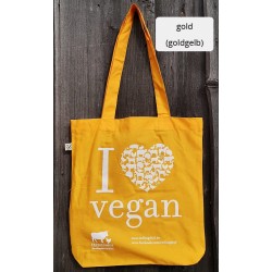 "I ♥ vegan"-Taschen